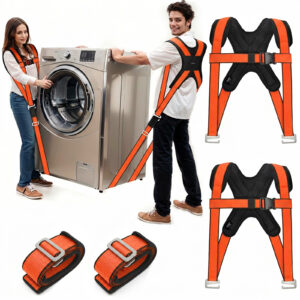 Ytonet Moving Straps, 2-Person Lifting and Moving System, Thick Padded Back Support on Moving Straps for Lifting Appliance, Furniture Strap Move Heavy Objects Up to 800lbs for Mattress, Fridge, Sofa